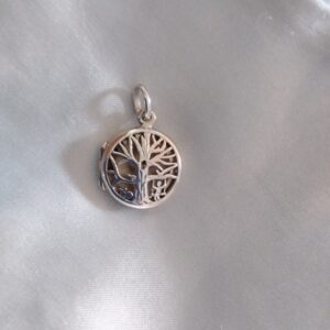 Sterling silver tree of life locket