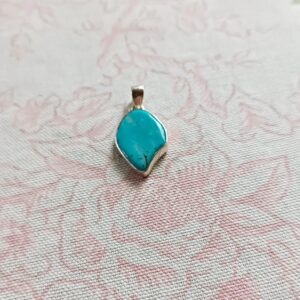 Turquoise & Sterling silver pendant
