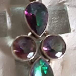 Mystic topaz pendant