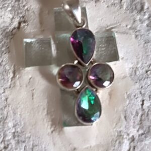 Mystic topaz pendant