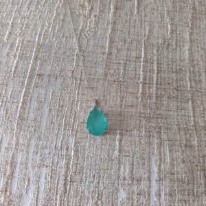 Paraiba pendant set in sterling silver.