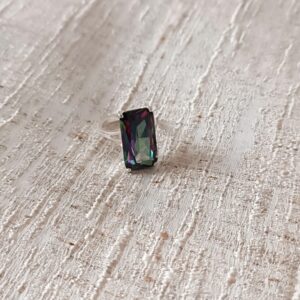 Mystic topaz ring