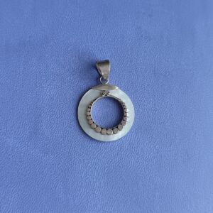 Mother of pearl & Sterling silver pendant